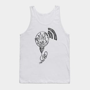 Light bulb Tank Top